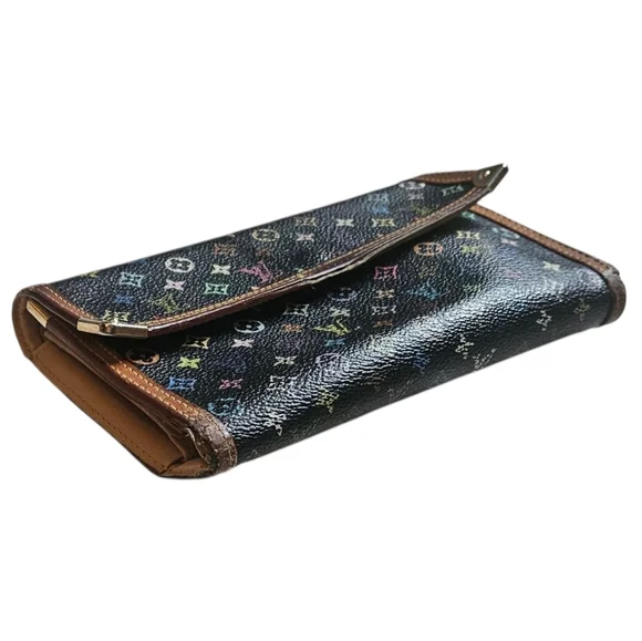 Louis Vuitton Murakami Monogram Multicolor Trifold Wallet - Picture 3 of 8